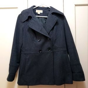 Michael Cors great Peacoat wool blend jacket coat